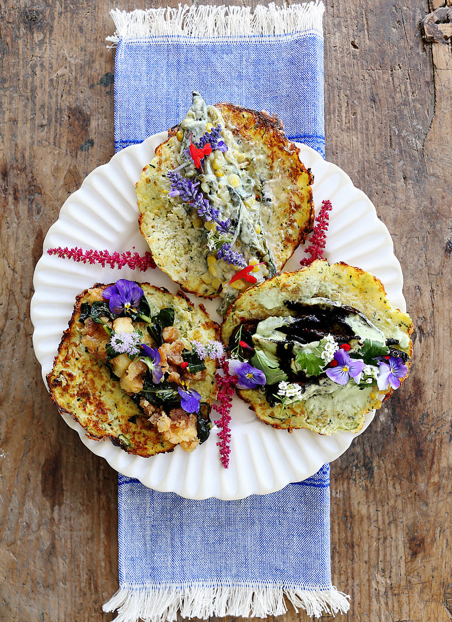 Trio of Veggie Mexican Tacos